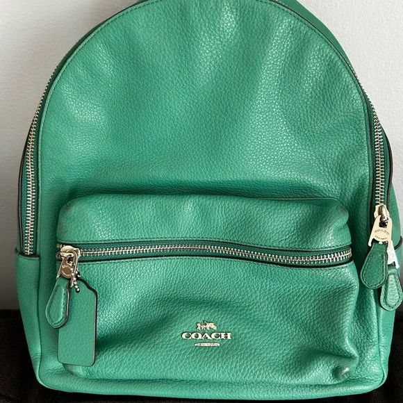 Coach | Bags | Coach Small Backpack Seafoam Green | Poshmark display picture 2